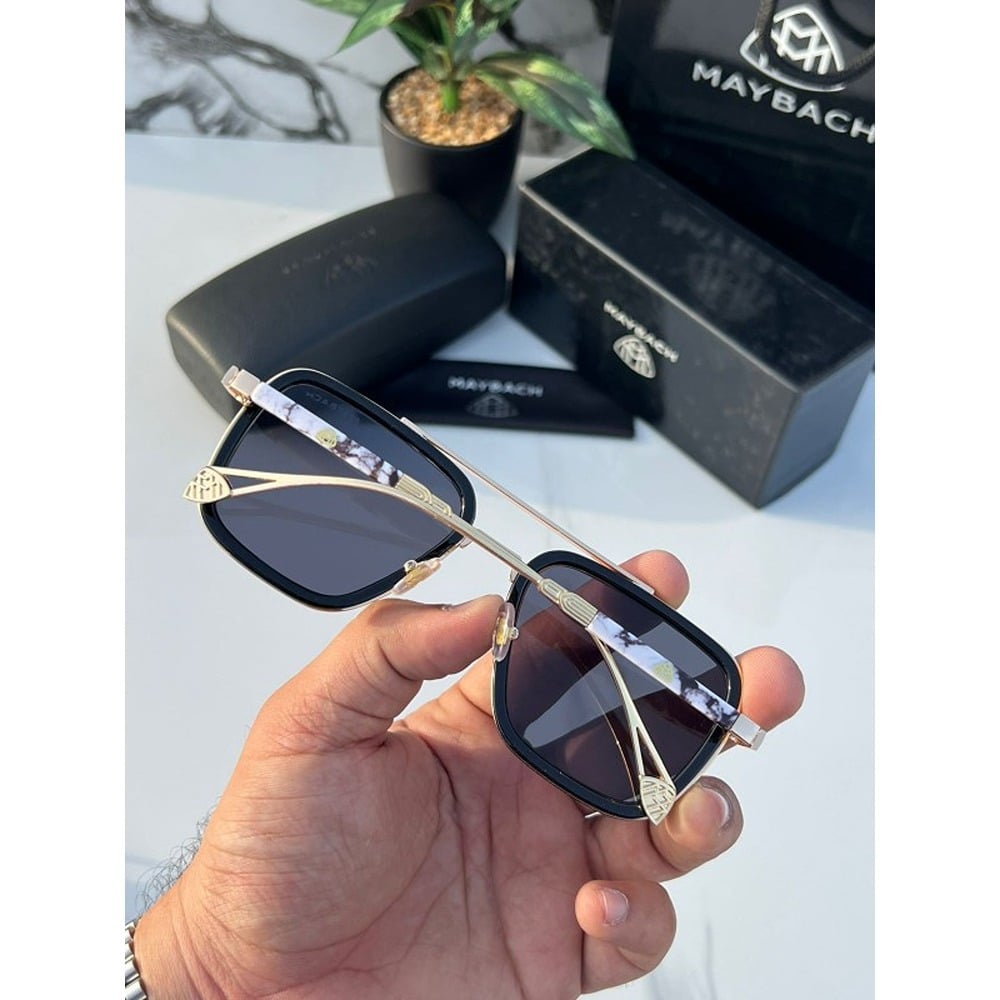 Maybach Sunglasses For Men Gold Black