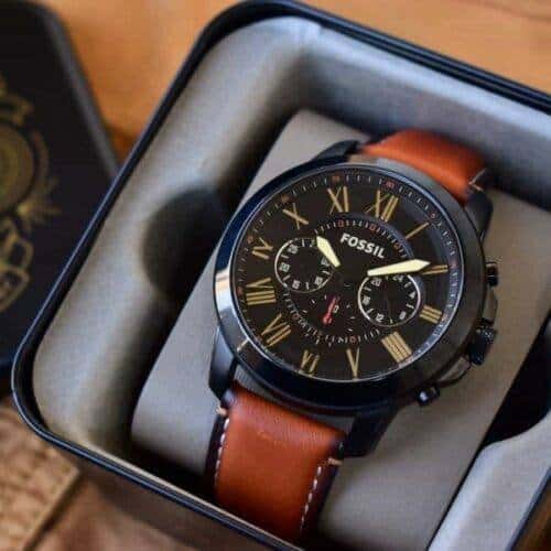 Branded Fossil Watch Fs5241 Grant For Men's