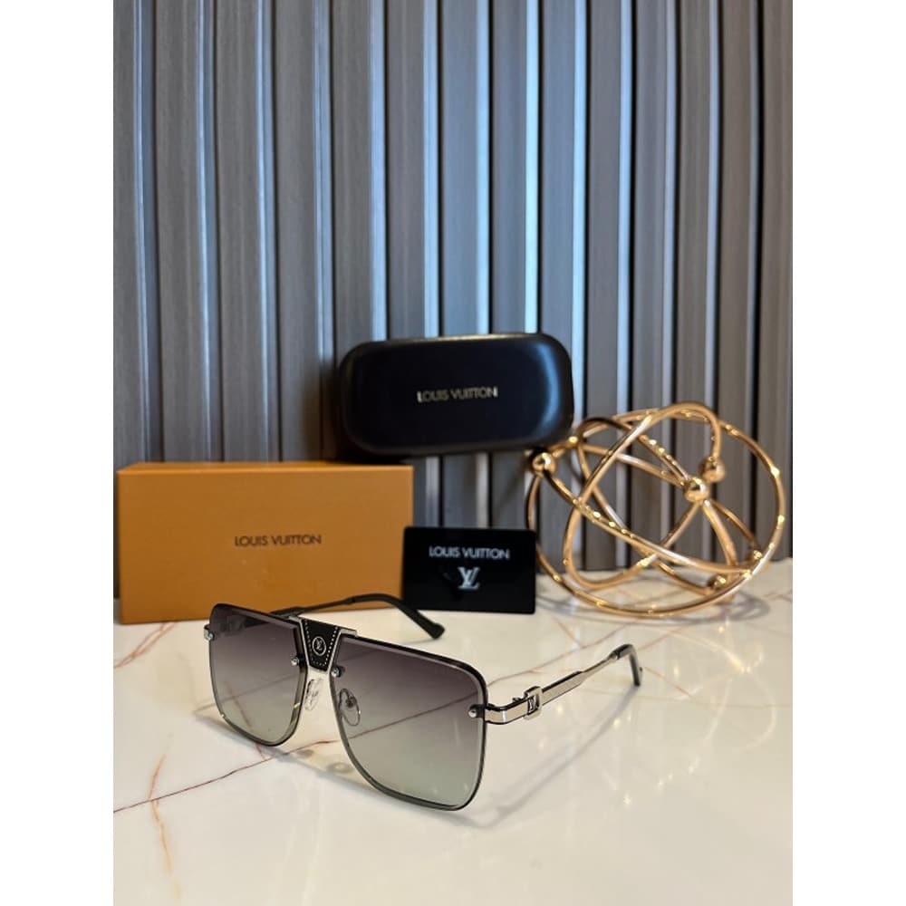 Louis Vuitton Sunglasses logo green shade_94