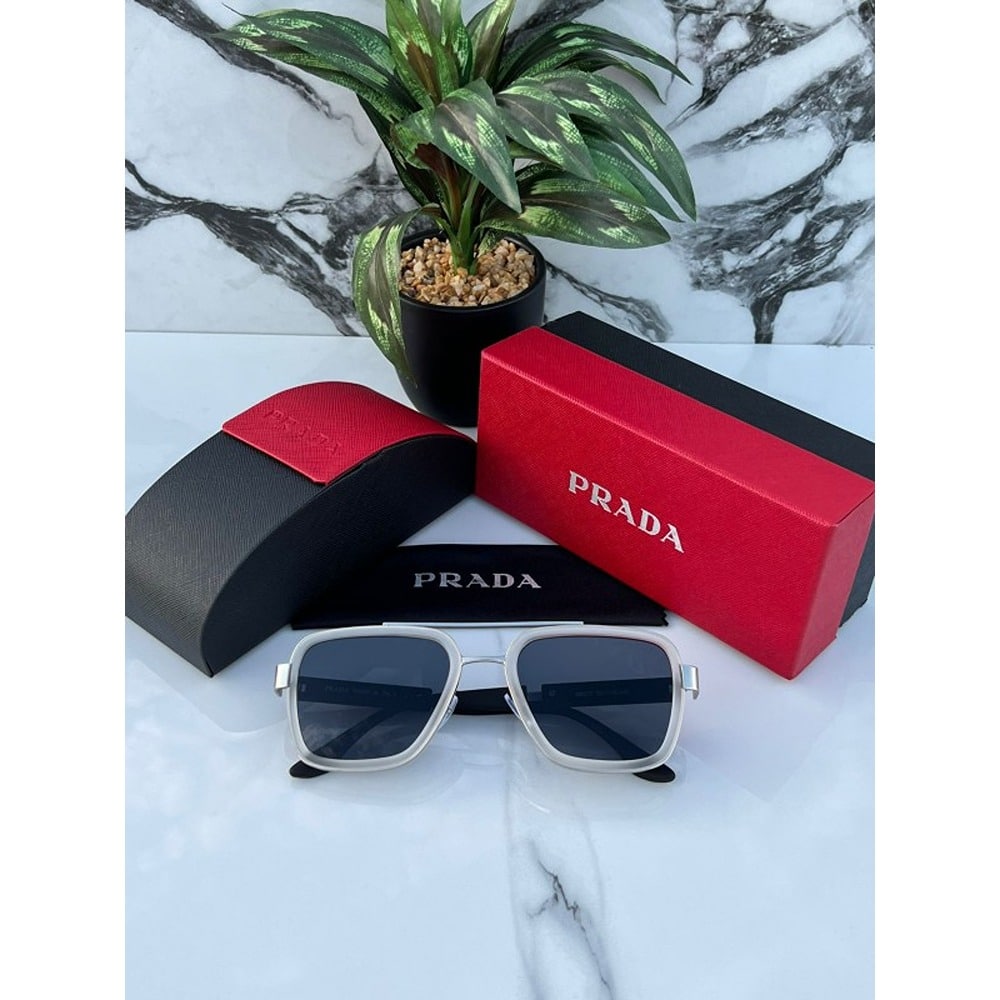 Prada Sunglasses 88079 White Black