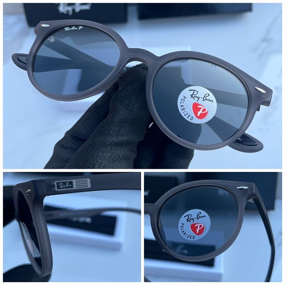 Rayban Polarized Matt Grey Sunglasses