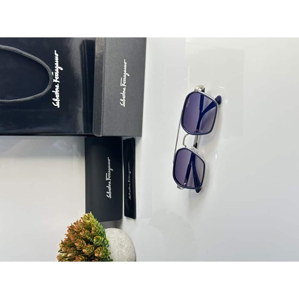 Salvatore Ferragamo Sunglasses Sliver Blue