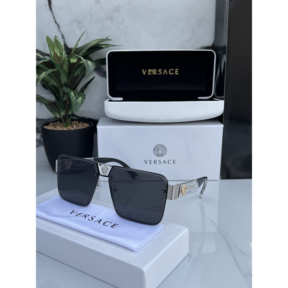 Silver Black 88078 Versace Sunglasses