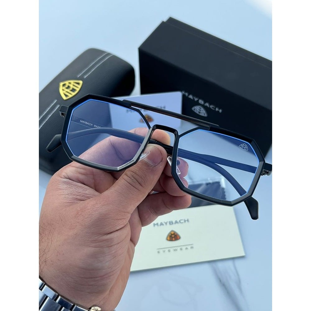 Hexagonal Maybach Sunglasses For Men Black