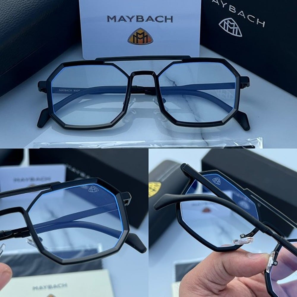 Hexagonal Maybach Sunglasses For Men Black