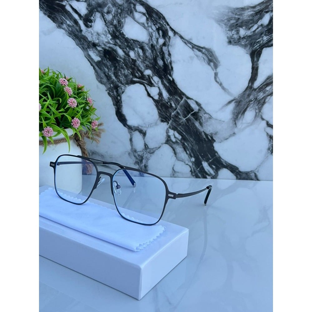 Gun Black Metal Attachment Sunglasses For Men