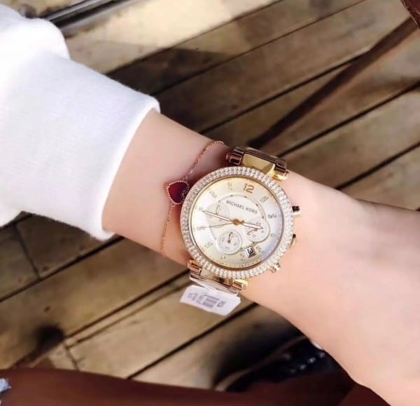 Michael Kors Watch For Lady Round Dial