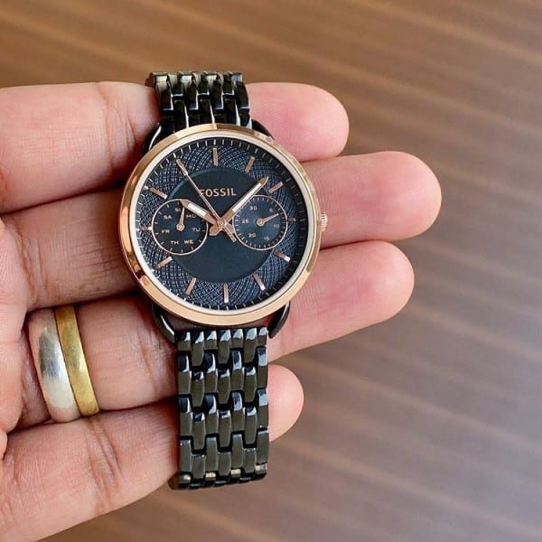 Fossil Watch For Lady Round Dial