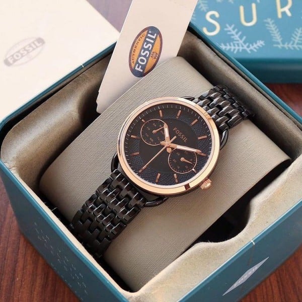 Fossil Watch For Lady Round Dial