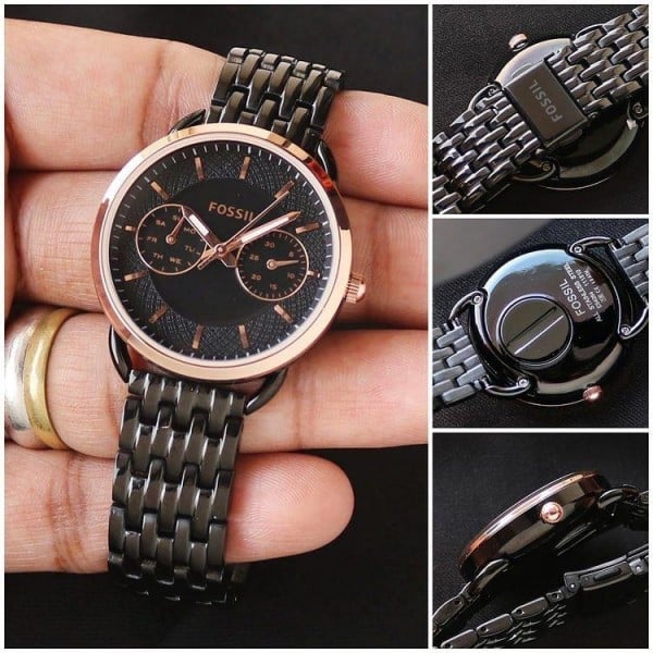 Fossil Watch For Lady Round Dial