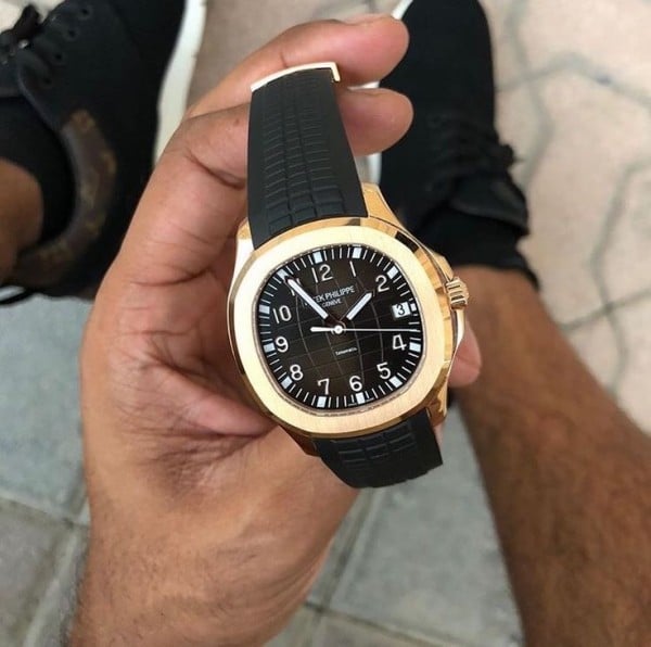 Patek Philippe Watch Aquanot Gold Black Automatic