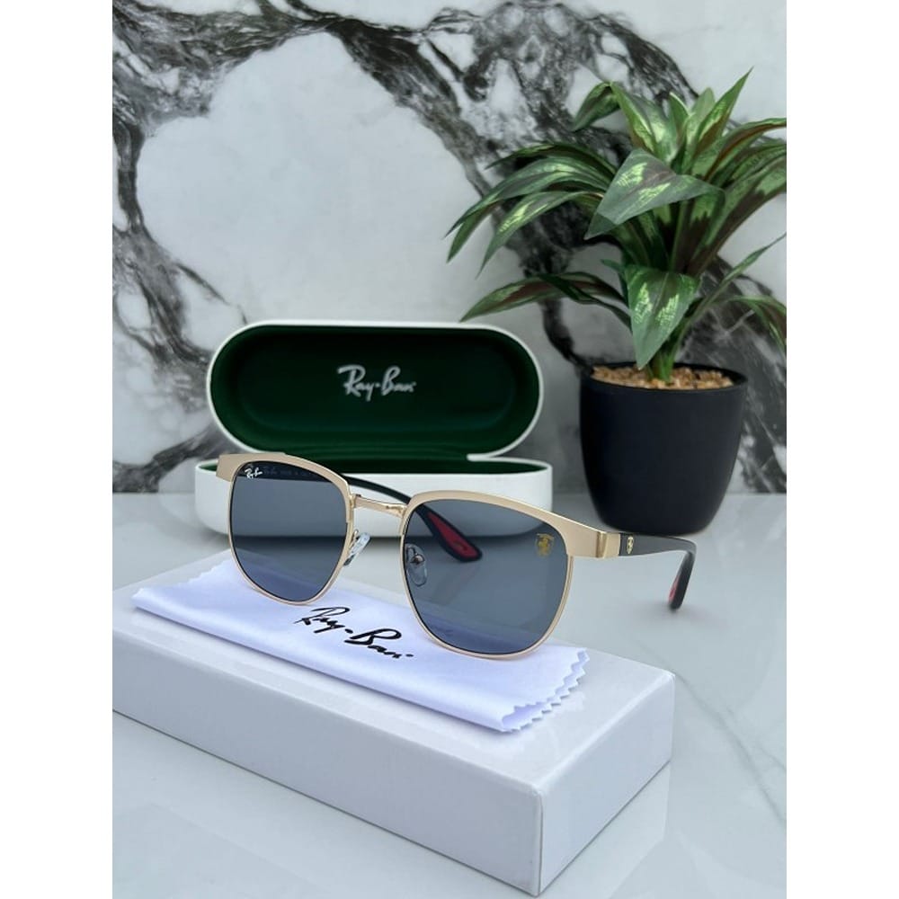 Rayban Gold Black Sunglasses