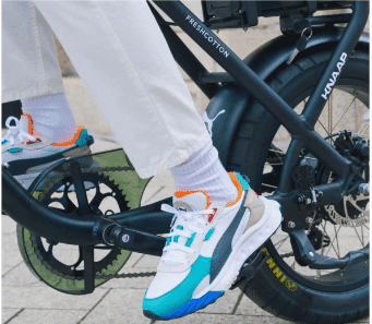 Puma Wild Rider White Sky Running Shoes