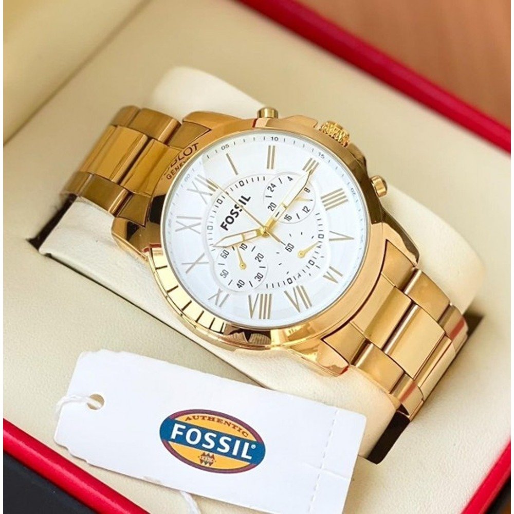 Stylish Men's Fossil Watch Fs4653 Grant For Men's
