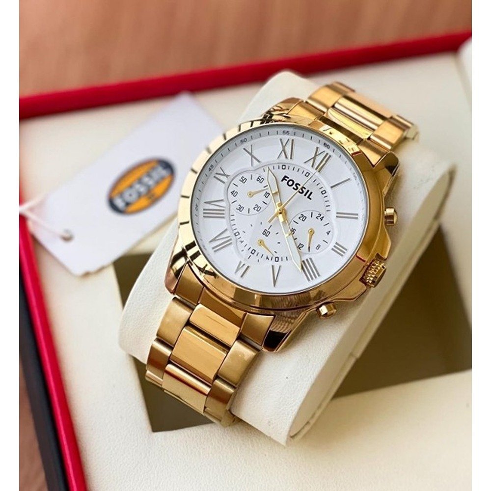 Stylish Men's Fossil Watch Fs4653 Grant For Men's