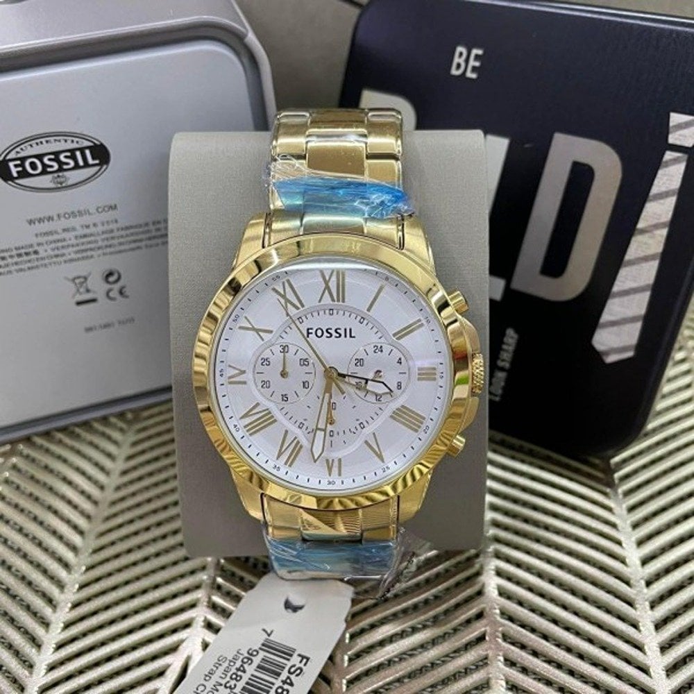 Stylish Men's Fossil Watch Fs4653 Grant For Men's