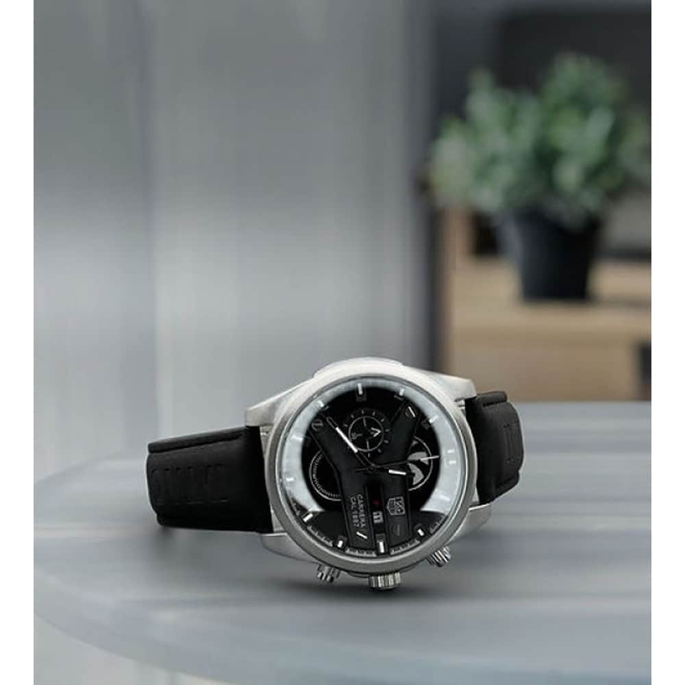 Men's Leather Tag Heuer Watch