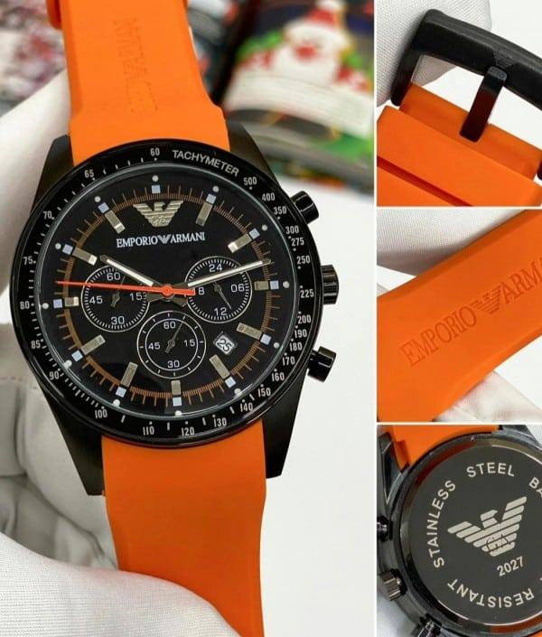 Tachymeter Emporio Armani Watch For Men