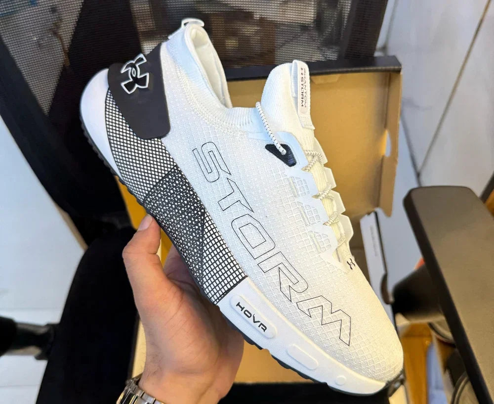 Under Armour Hovr Storm White Running Shoes