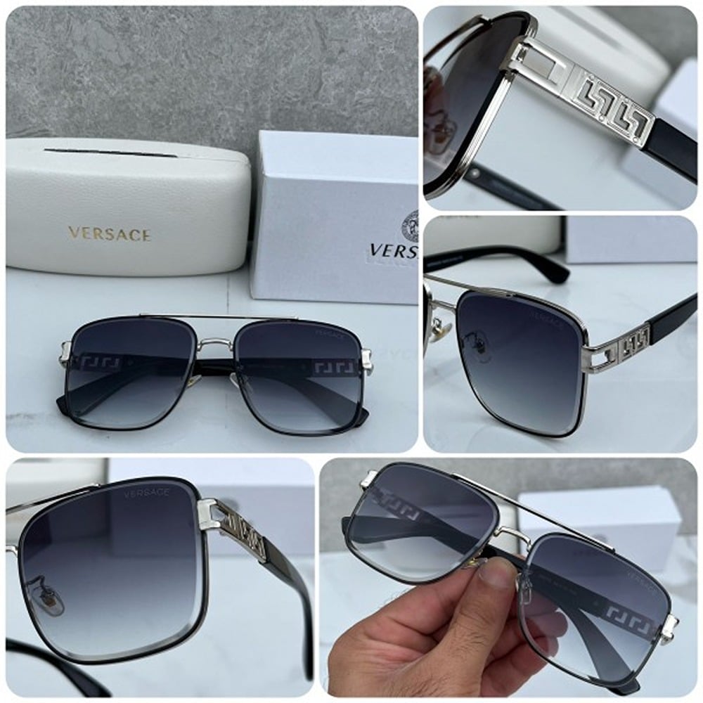 Versace Sunglasses Bridge Silver Blei For Men
