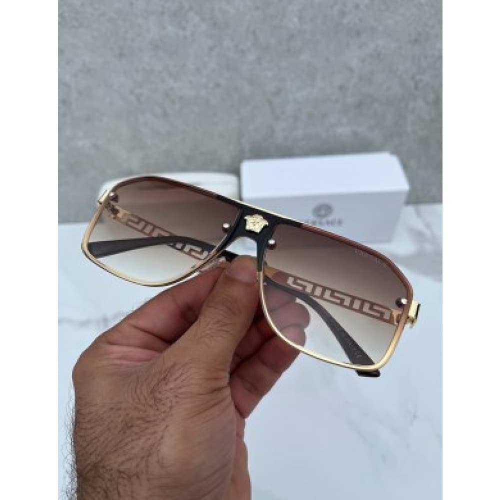 Versace Sunglasses For Men Brown Gold (CS628)