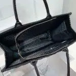 Mega Fasion Black Matte Finish Tote