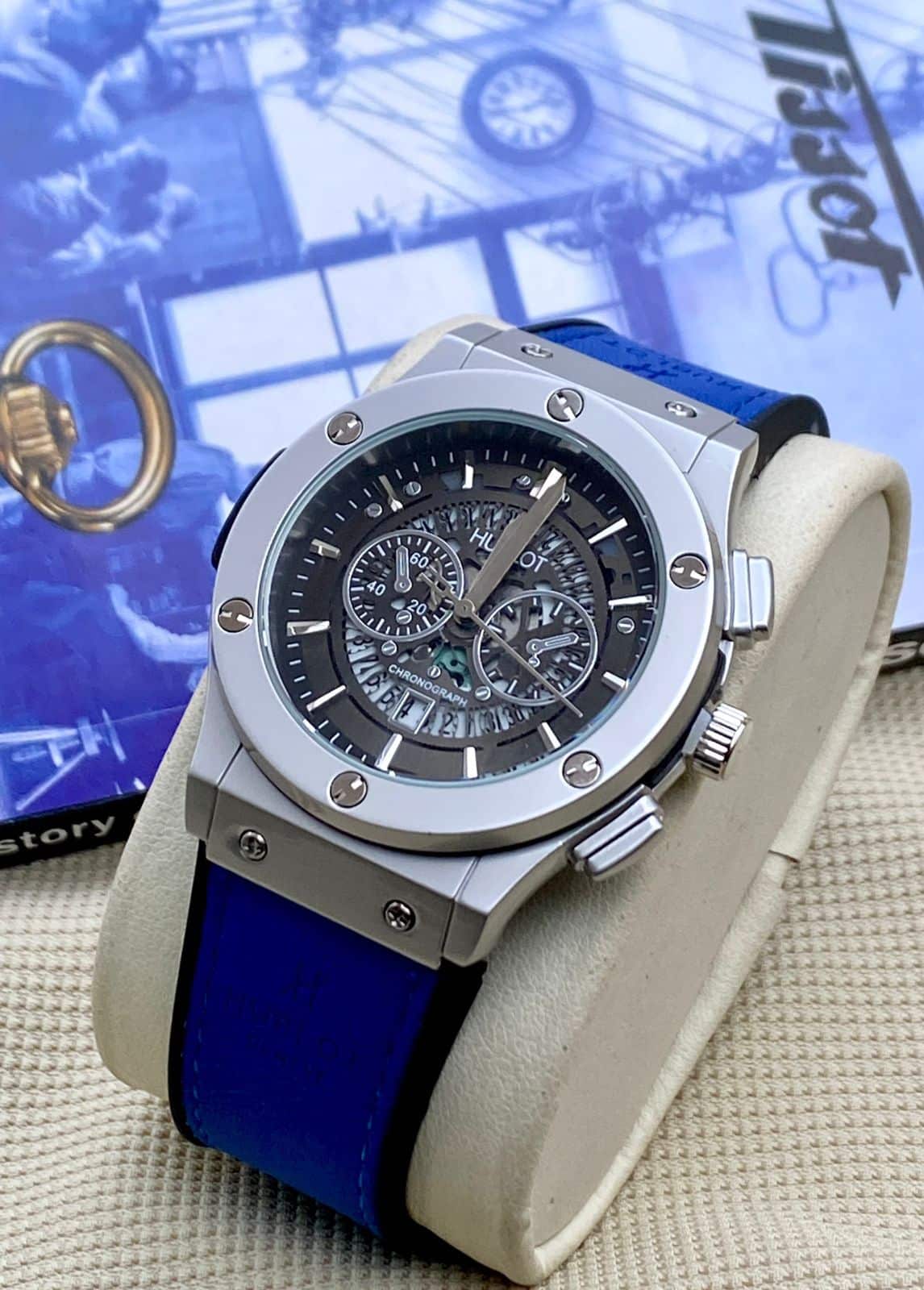 Branded Elegant Dial Design Logo & Name On Back » Mega Fashion