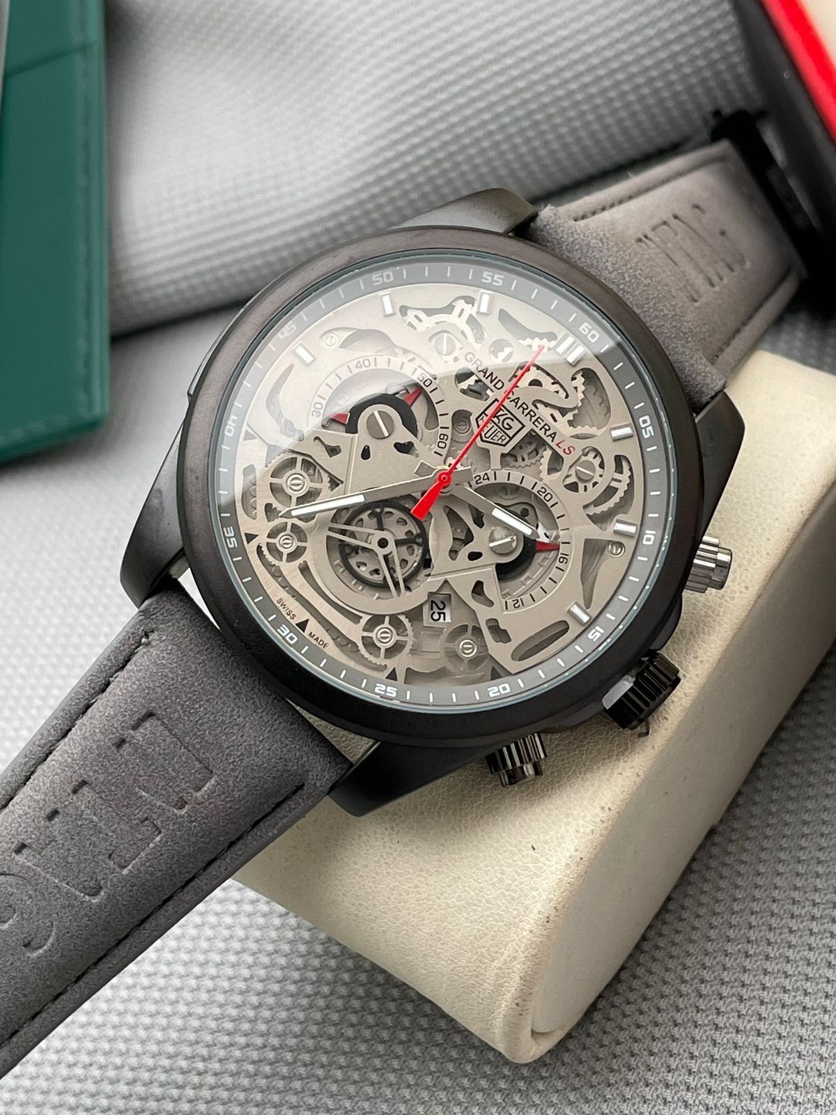 Branded Men's Combination With Matt Finish Case Watch » Mega Fashion