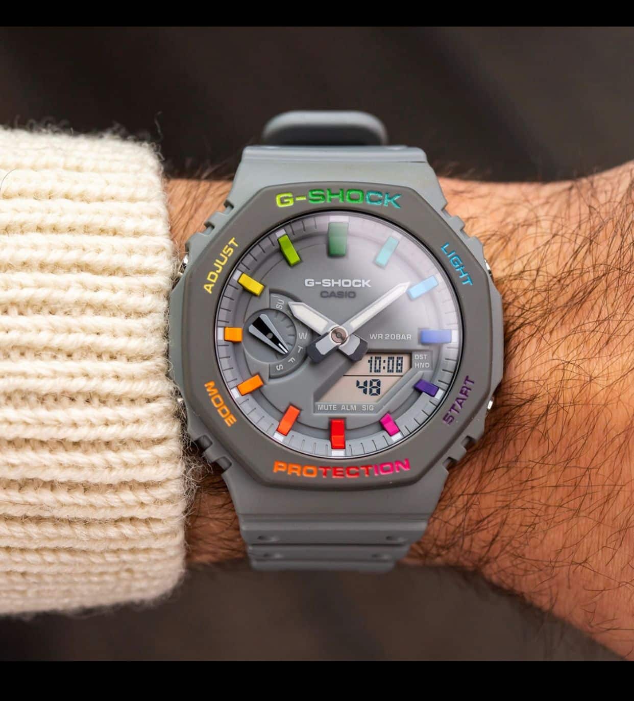 G-Shock Ga2100 "Rainbow" Watch For Men