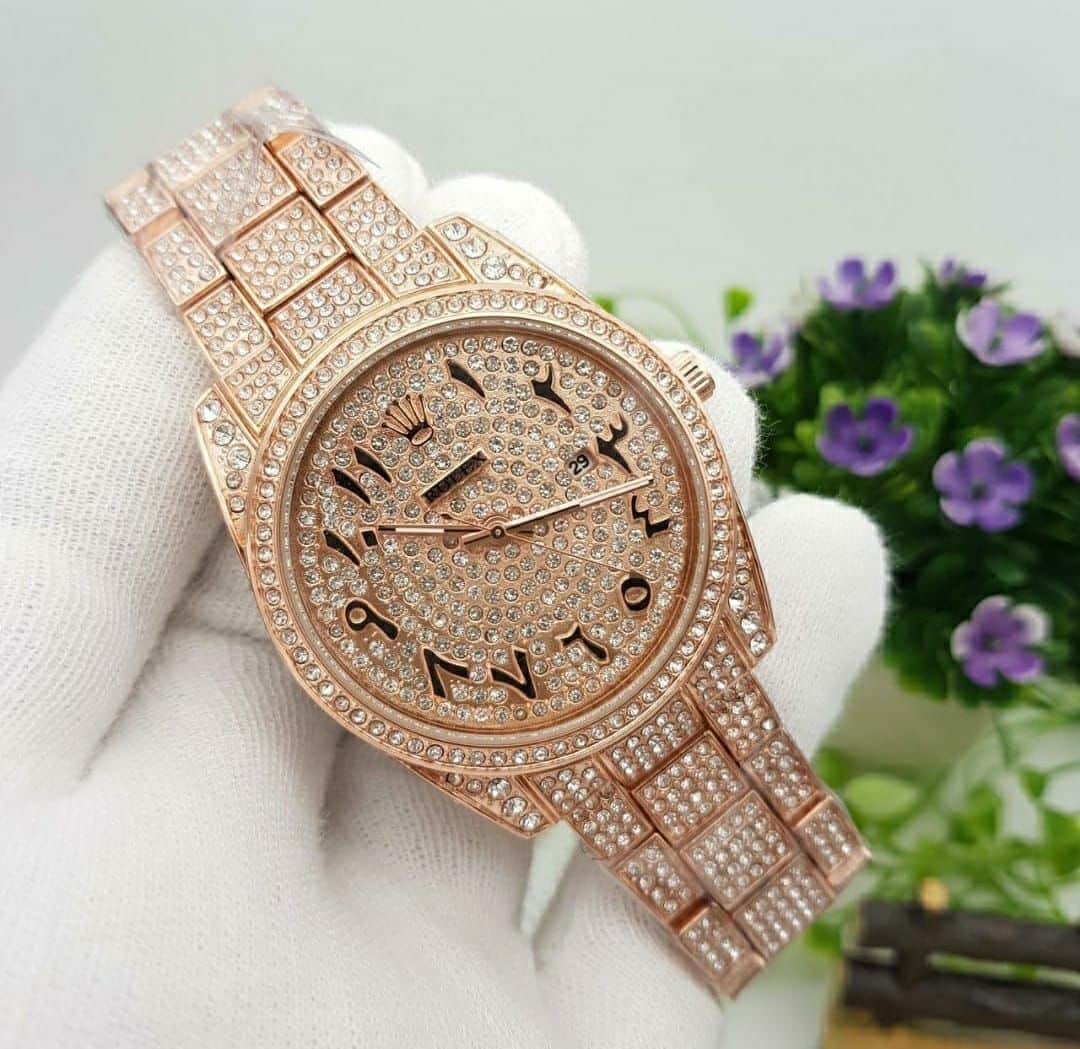 Rolex Watch : Rolex Arabic Men's Watch