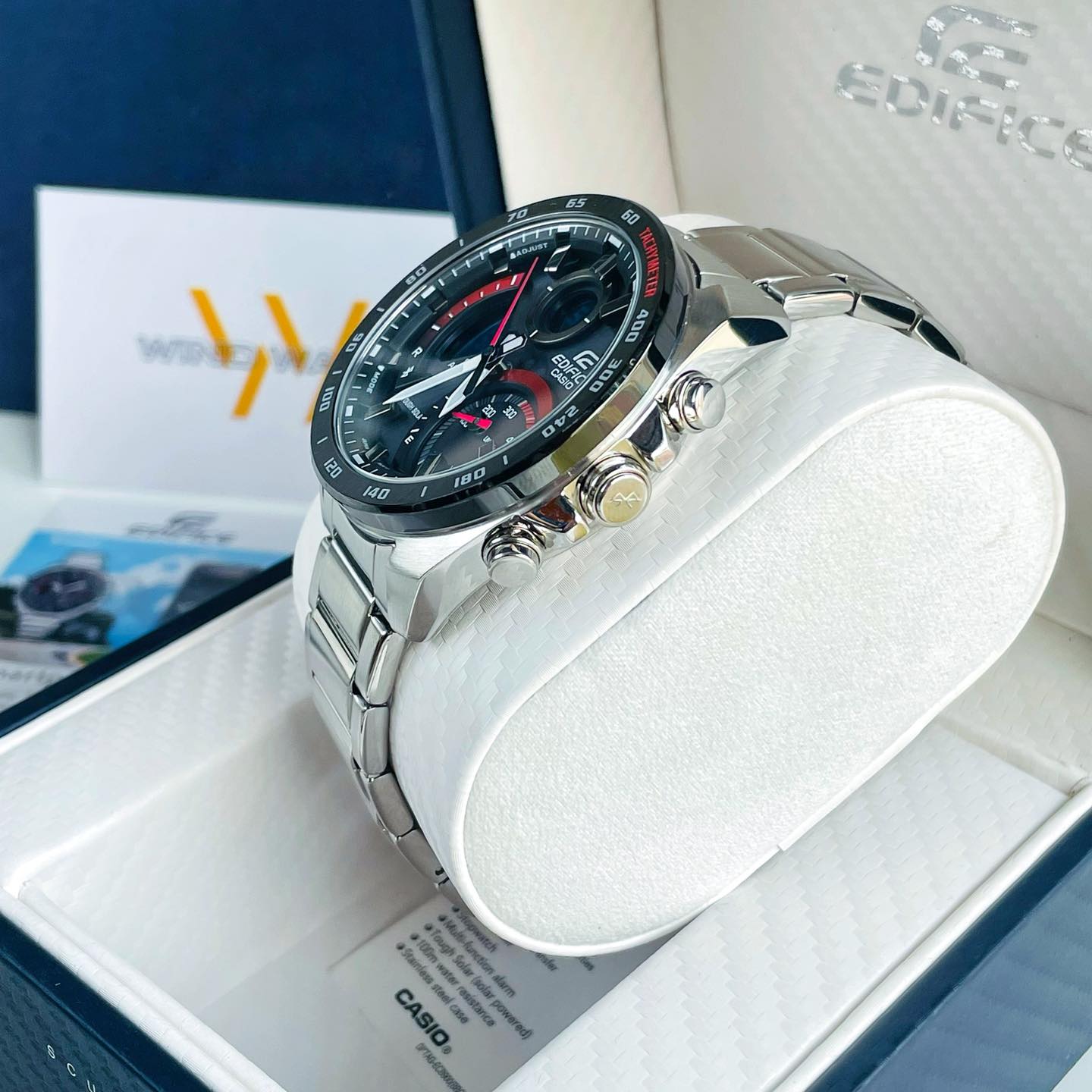 Casio Edifice Watch ECB-900 " Japan Engine" Rossa Watch For Men