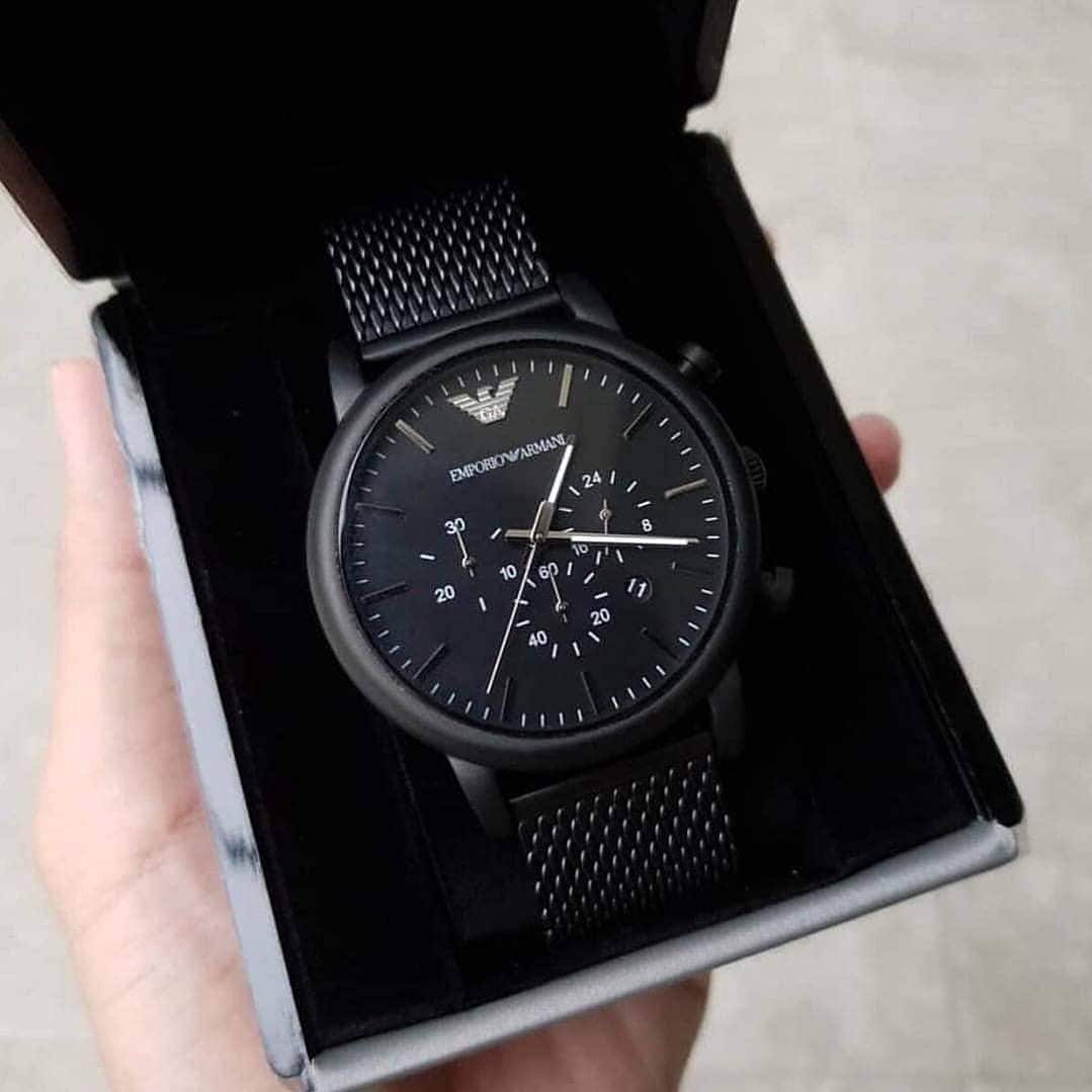Emporio Armani Aviator "Semi-Japan" Watch For Men