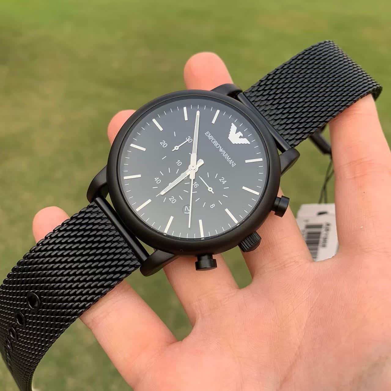 Emporio Armani Aviator "Semi-Japan" Watch For Men