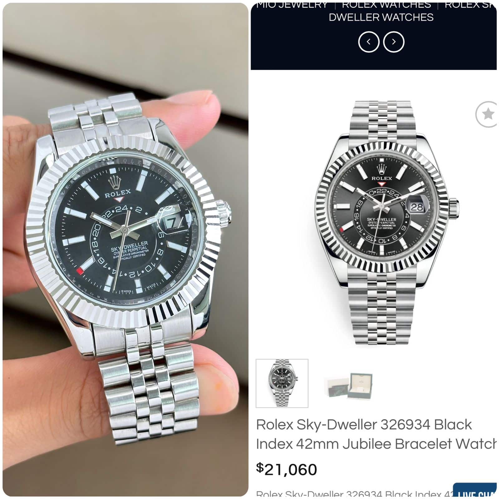 Designer Men's Rolex Watch
