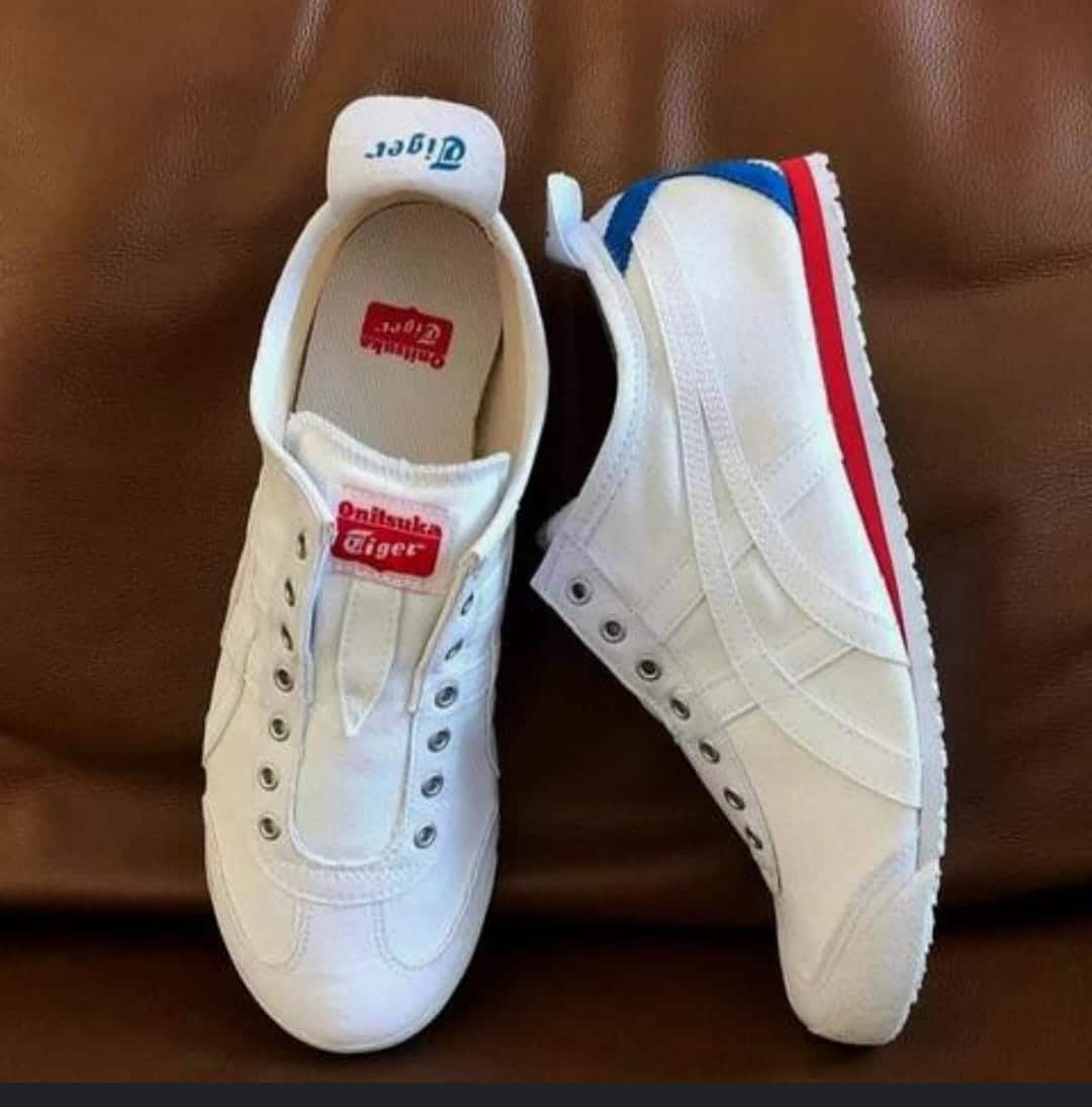 Onitsuka Tiger Mexico 66 White Red Sneakers