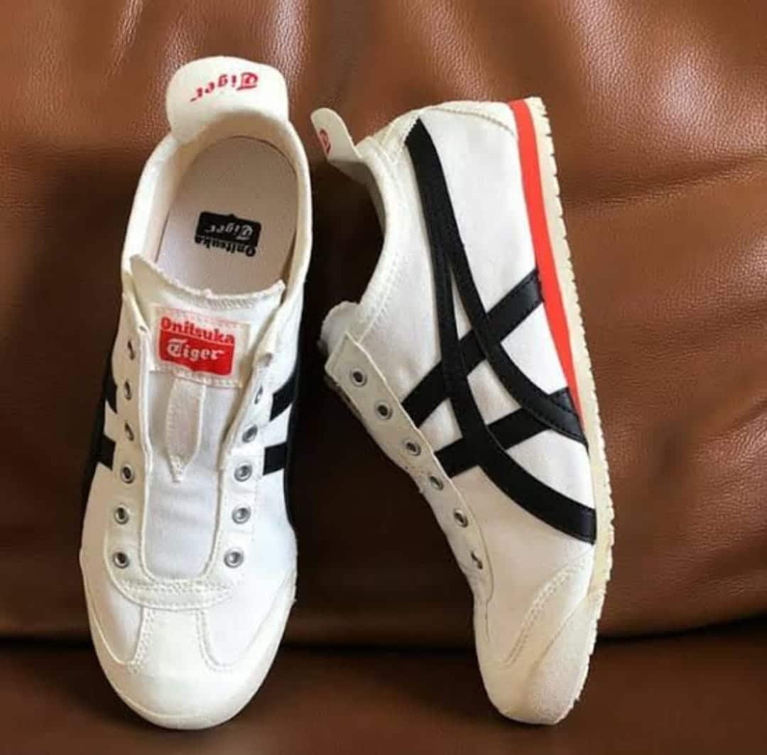 Onitsuka Tiger Mexico 66 White Black Sneakers
