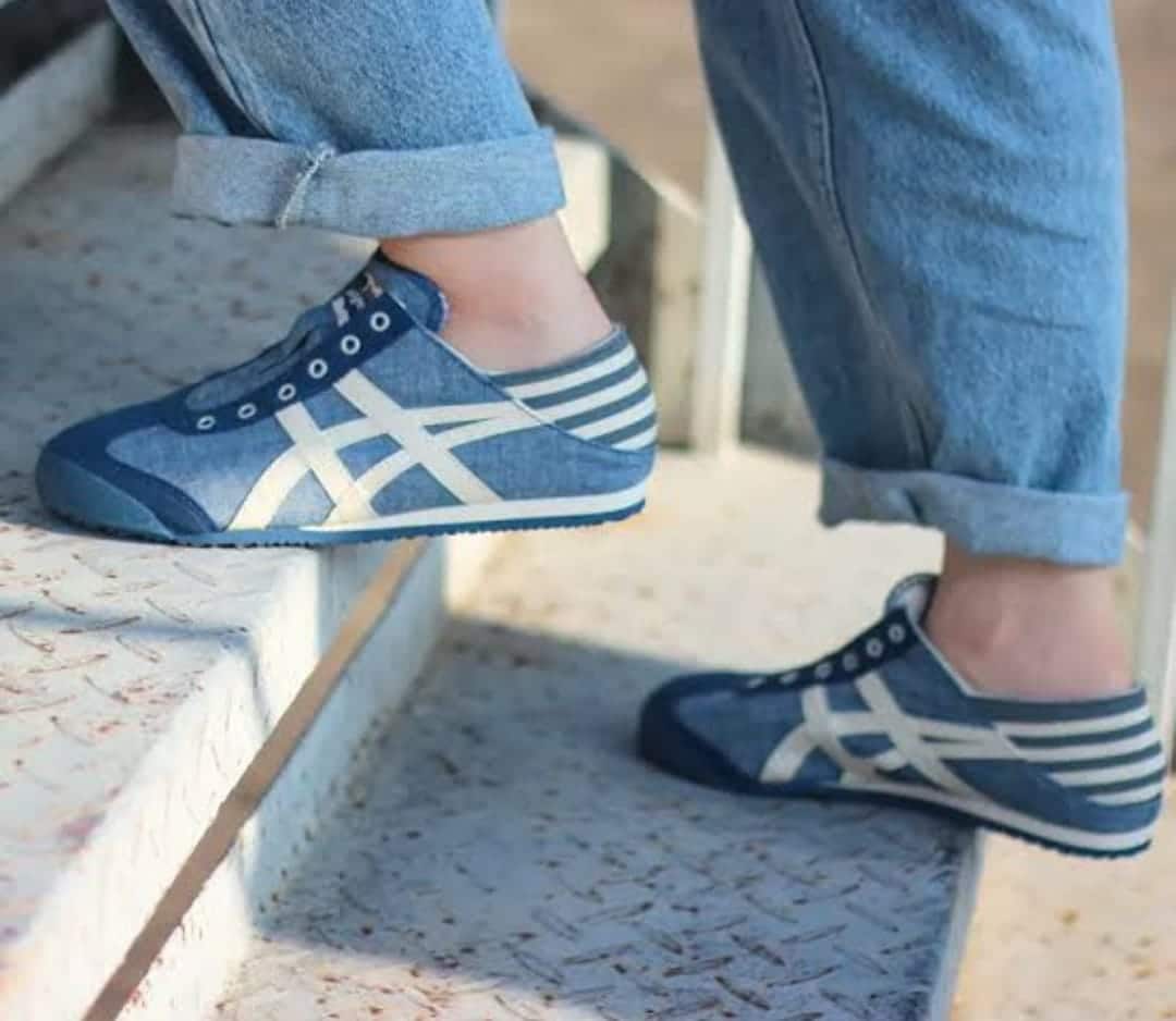 Onitsuka Tiger Mexico 66 White Blue Sneakers