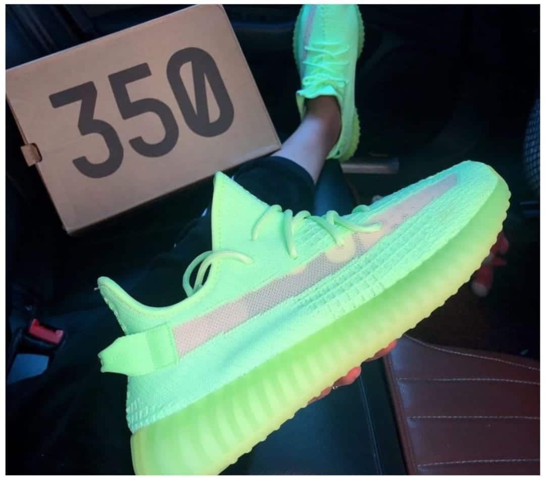 Adidas Yeezy Boost 350 V2 Green Sneakers