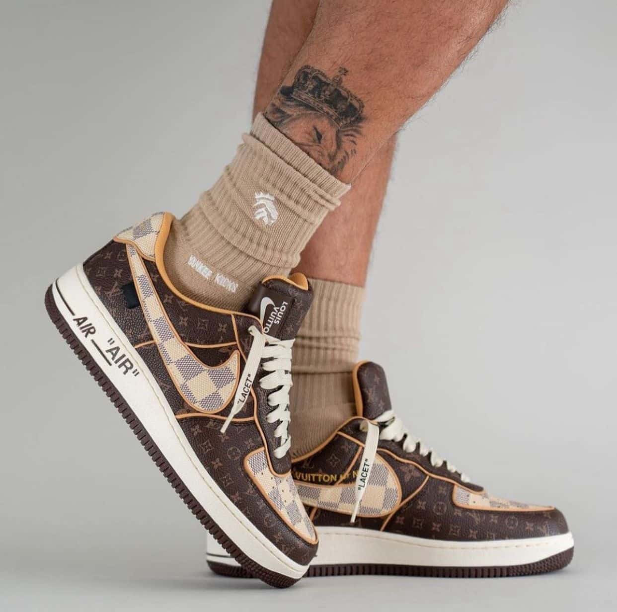 Nike Louis Vuitton Airforce 1 Sneakers