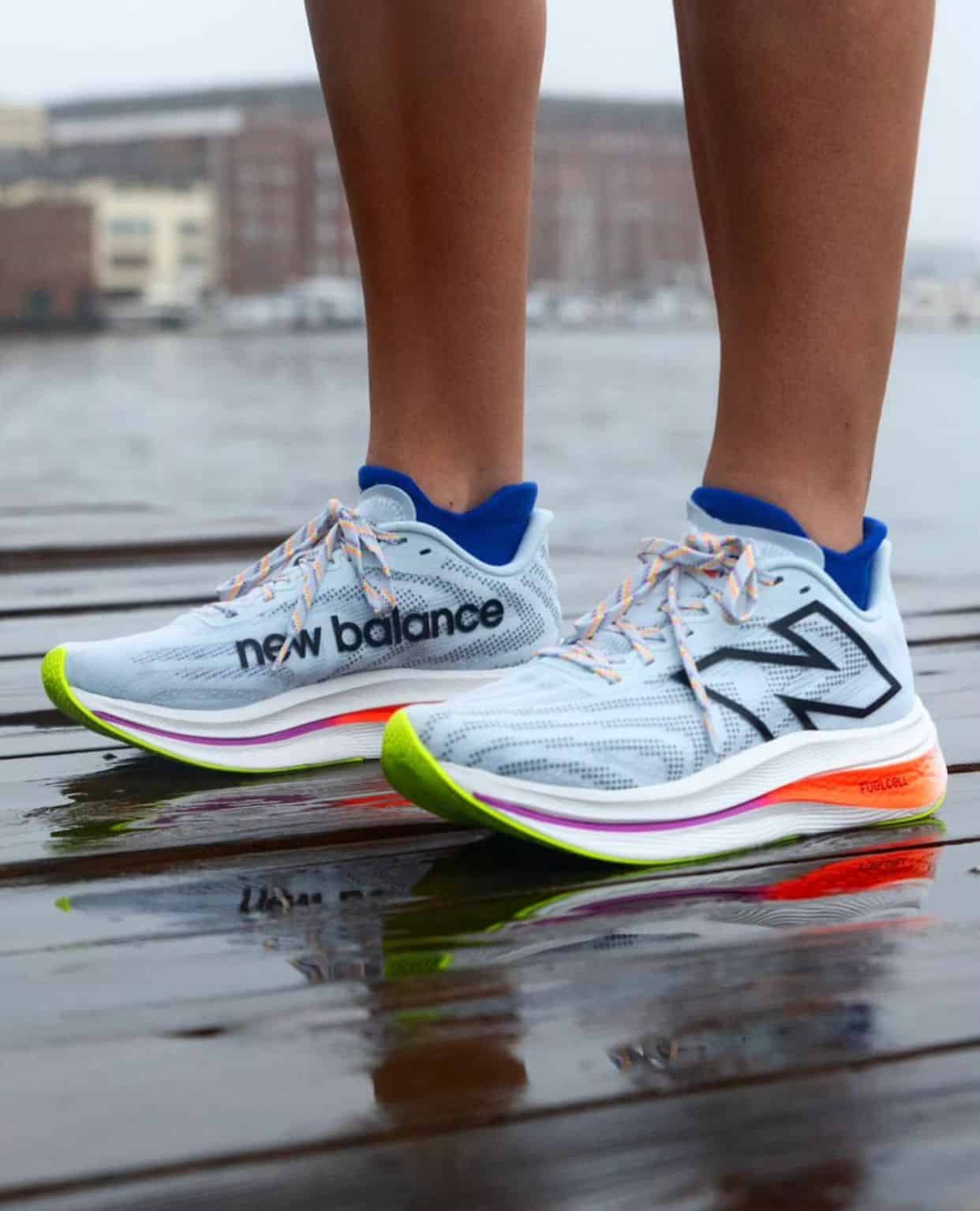 New Balance Fuelcell Supercomp Trainer V2 White Running Shoes