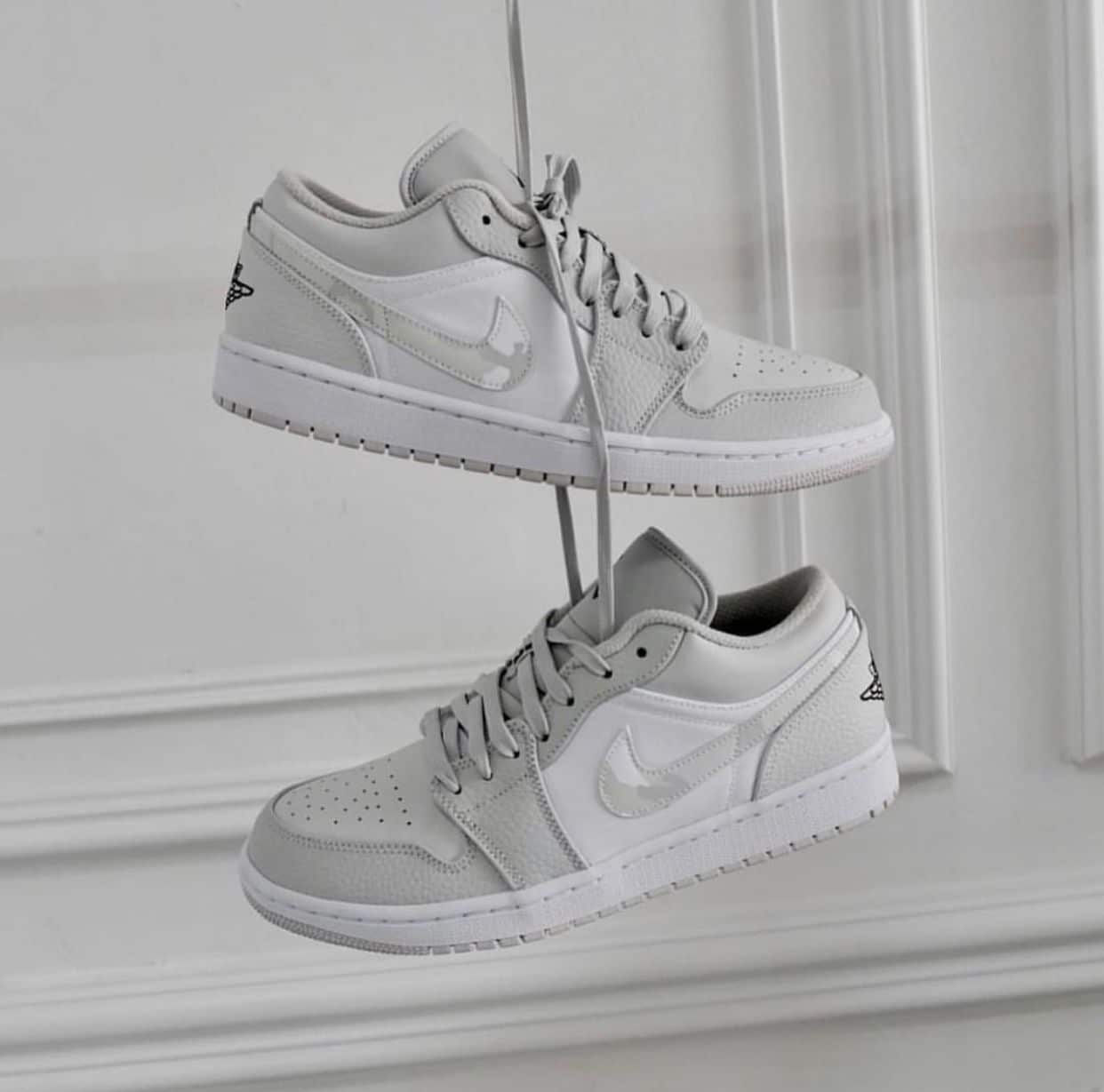 Nike Air 1 White Camo Low Sneakers