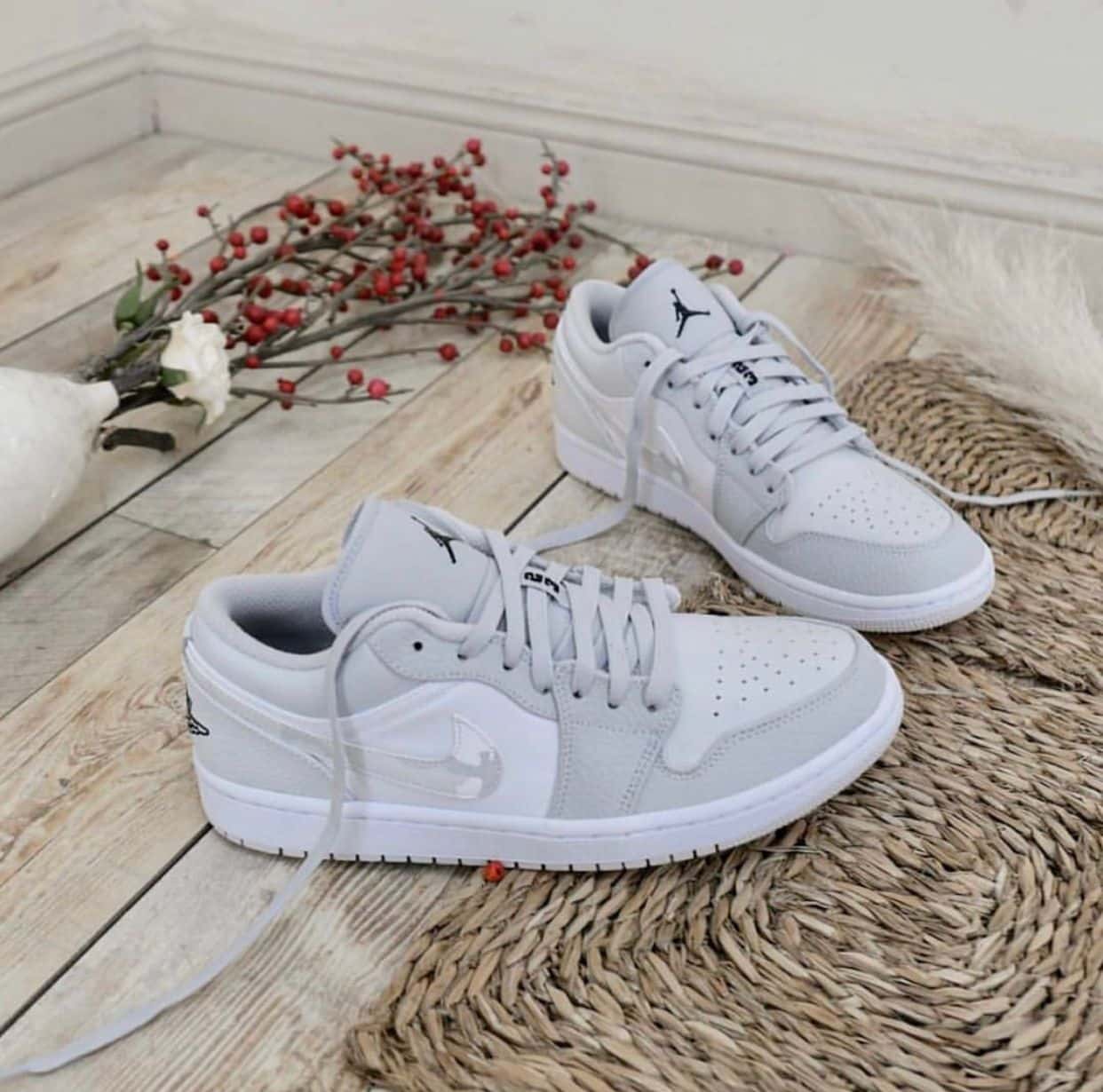 Nike Air 1 White Camo Low Sneakers