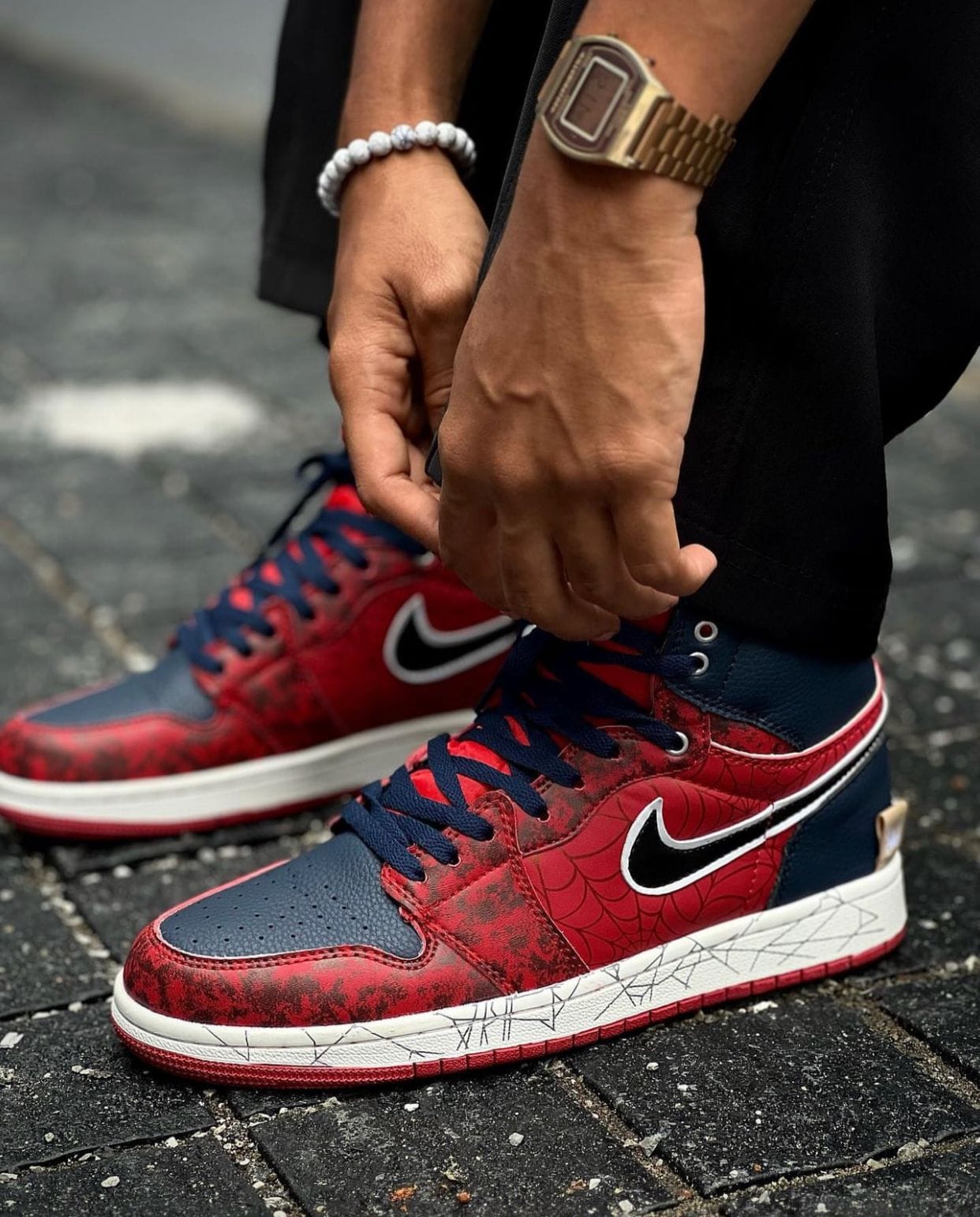 Nike Air 1 Spider Man Long Sneakers