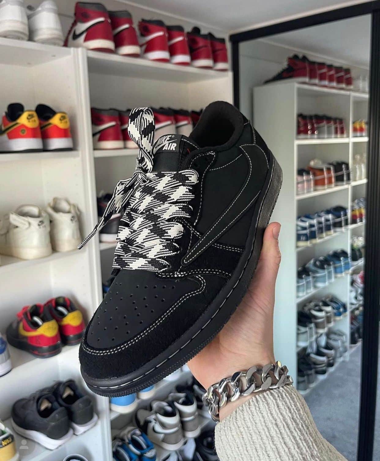 Nike Air 1 Travis Scott Black Sneakers