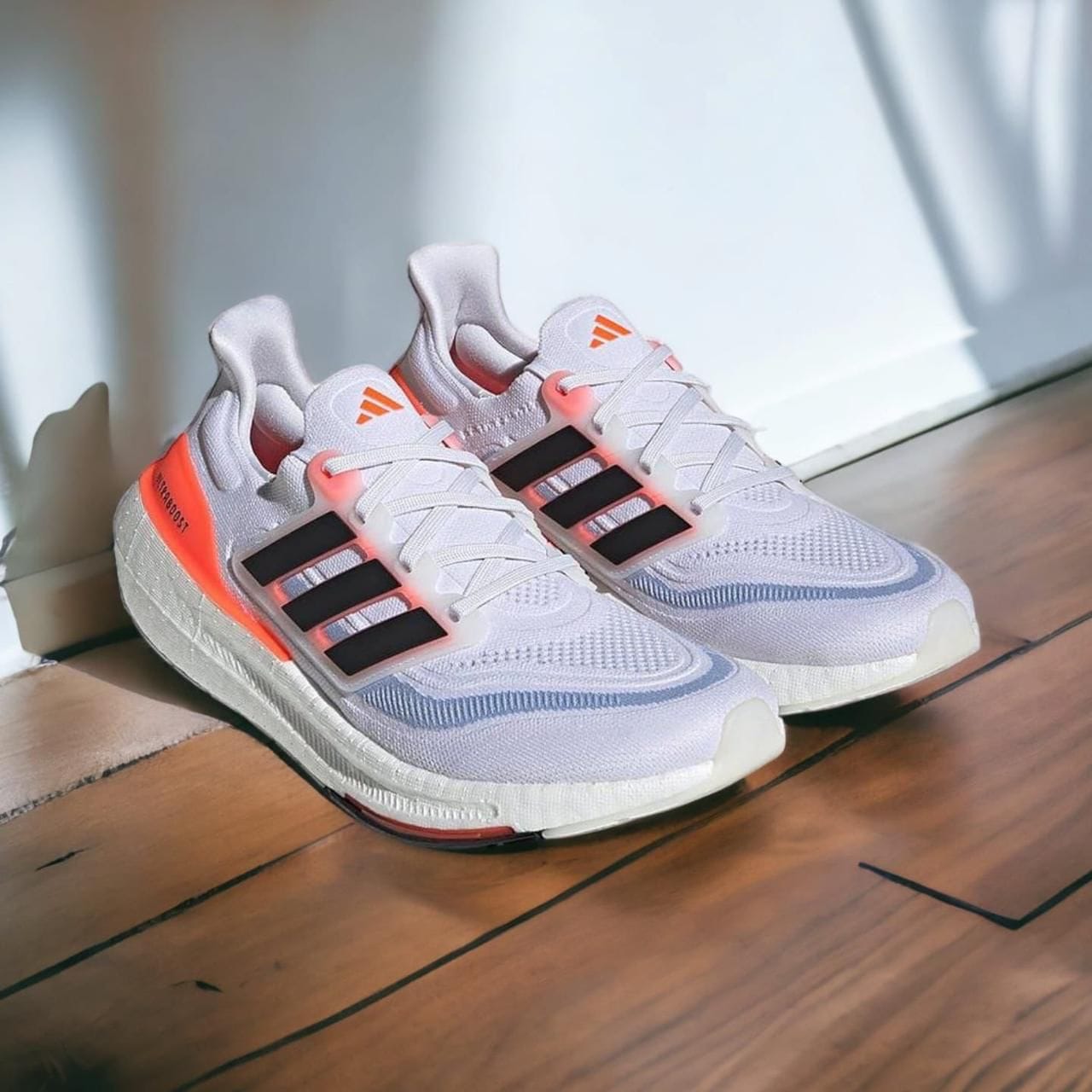 Adidas Ultra Boost 21 White Running Shoes