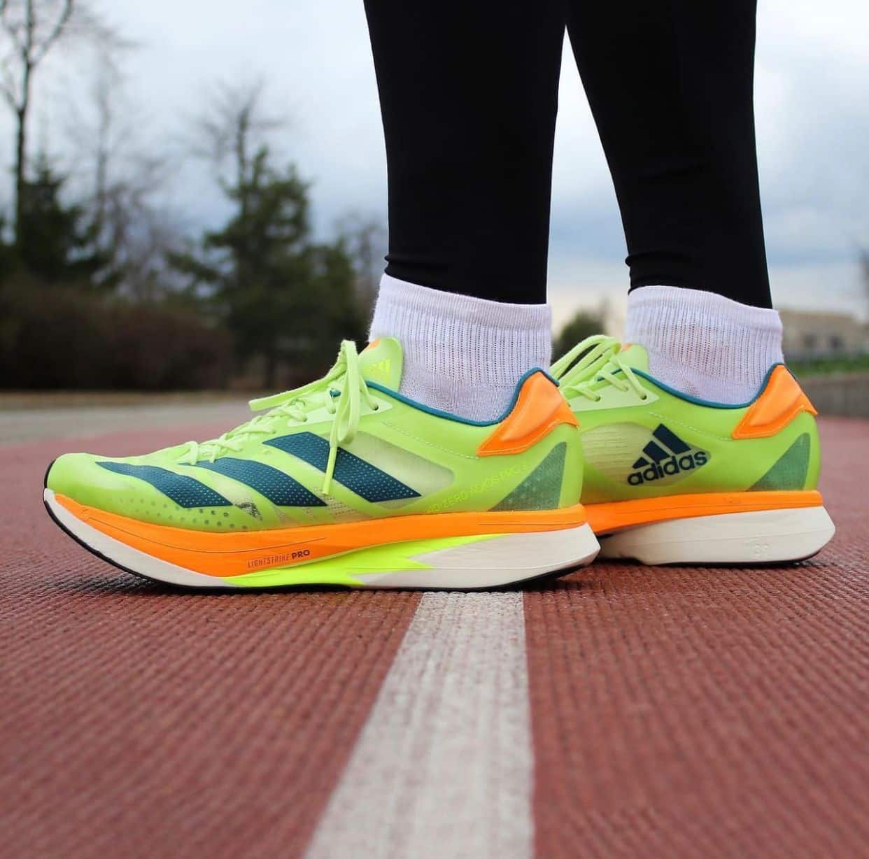 Adidas Adizero Adios Pro 2 Green Running Shoes