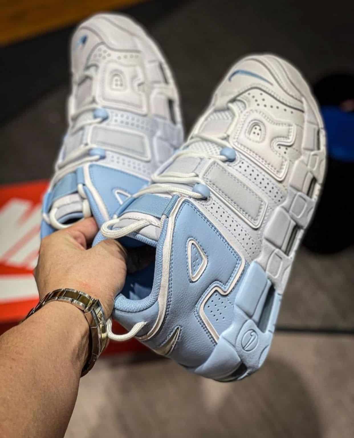 Nike Air More Uptempo Sky White Sneakers
