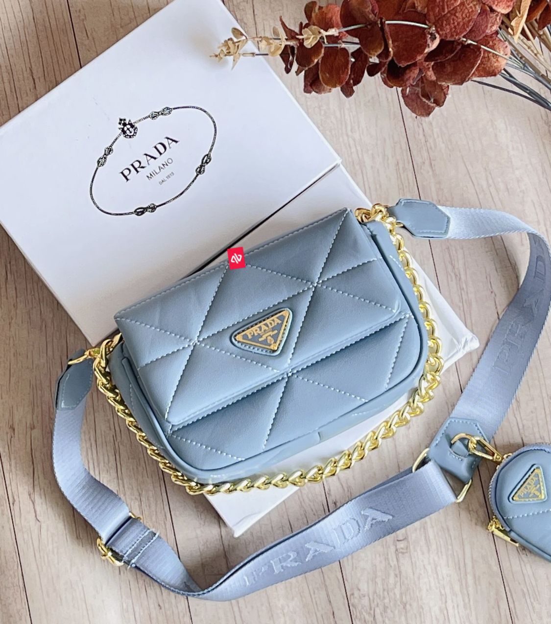 Premium Prada Bagpack With Dust Bag