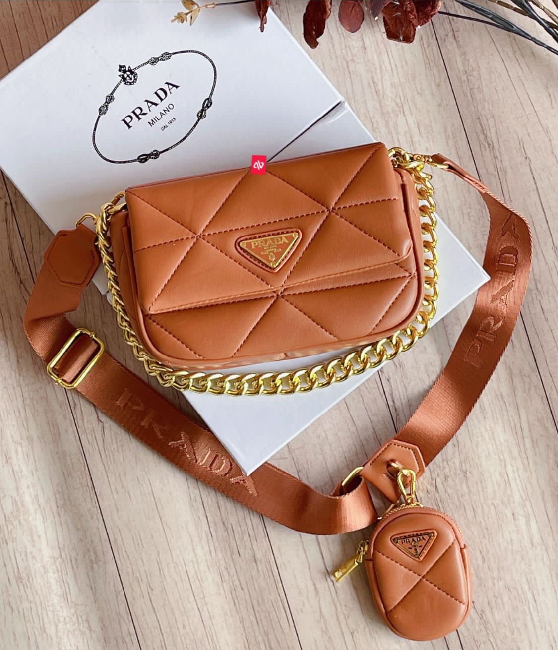 Premium Prada Bagpack With Dust Bag
