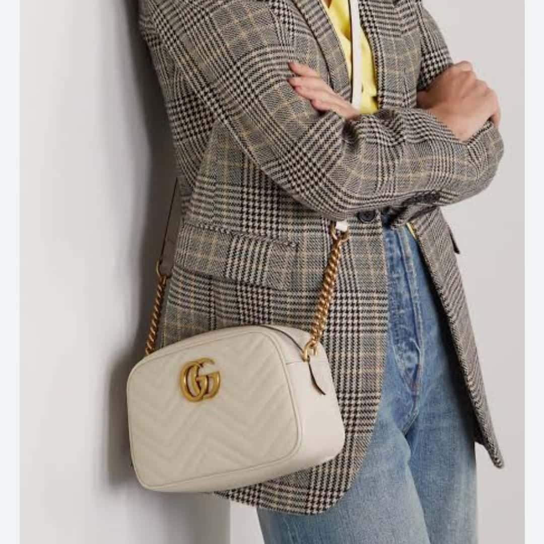 Branded Marmont Camera Sling Bag White With Og Box